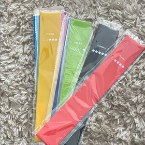 Set of 5 Resistance Bands in Assorted Colors